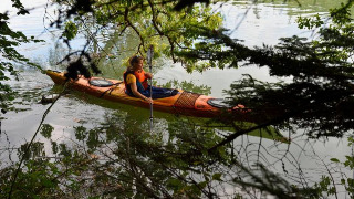 kayak entre les îles