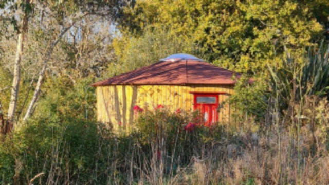 yourte en bois du Morbihan